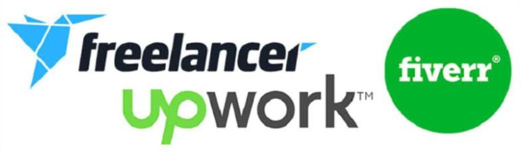 Logos of Trusted Freelancing Websites