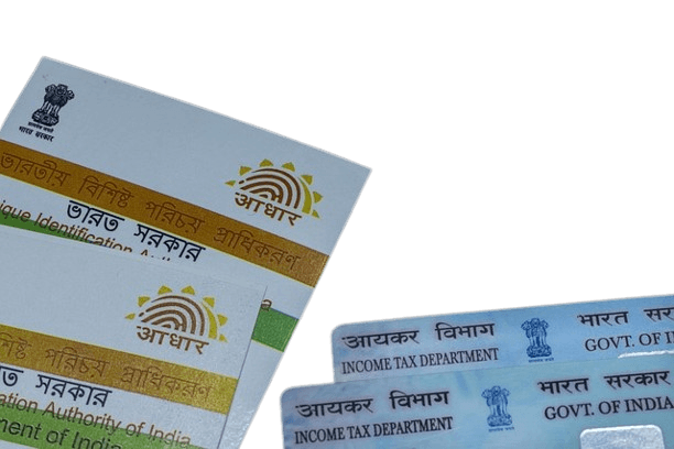Pan Card Aadhar Card Cropped Image