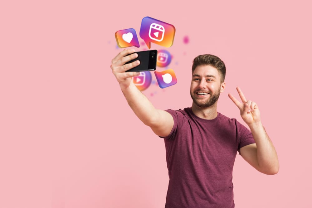 Youth Enjoying Instagram Reels
